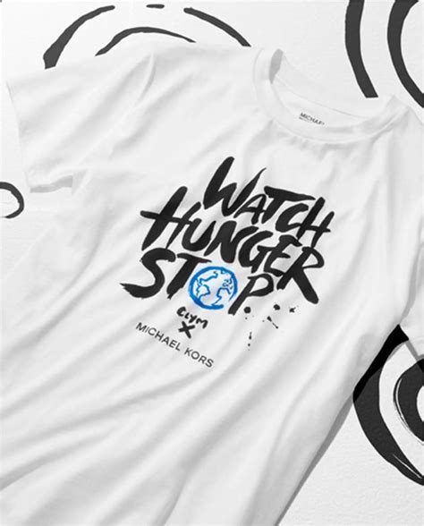 michael kors watch hunger stop t shirt 2017